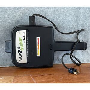 Vintage Shetland Electric Burger Maker Hamburger Cooker Tested Made Japa WORKS